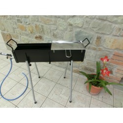 Mod. Arrosticchio Small - barbecue a carbone per arrosticini