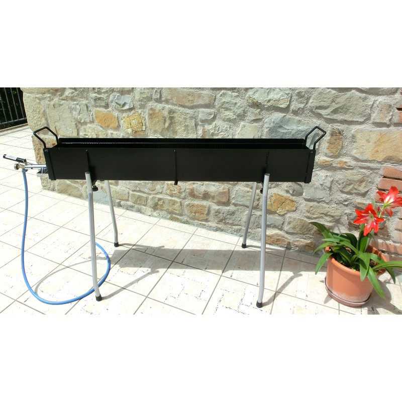 Charcoal barbecue for skewers - Mod. Arrosticchio Big