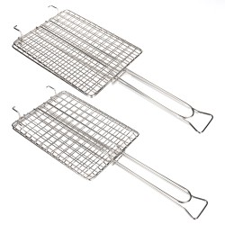 4 stainless steel grids included