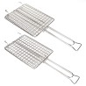 2 stainless steel grids included